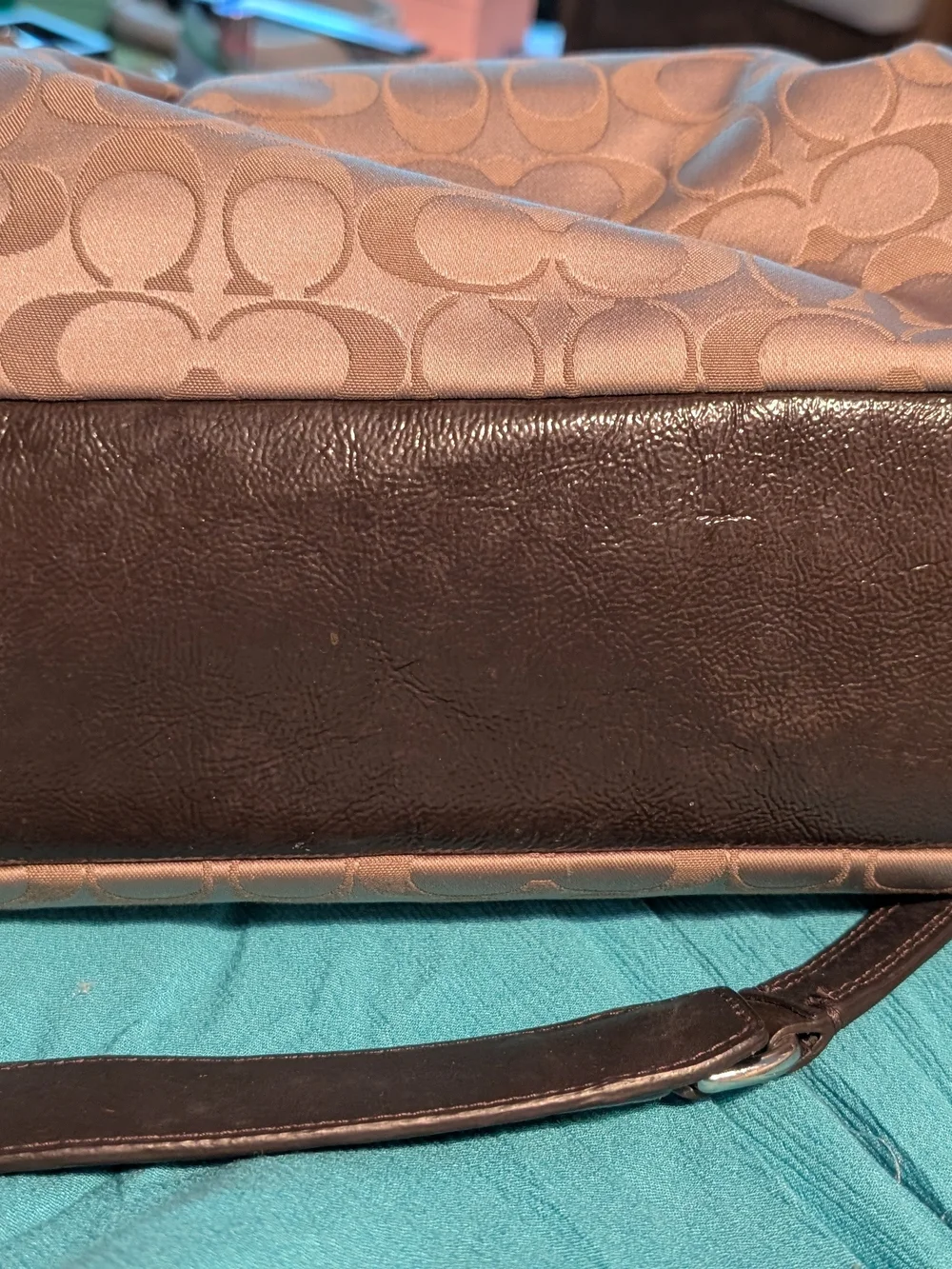 vintage Coach Ashley Signature Satchel Style F19244